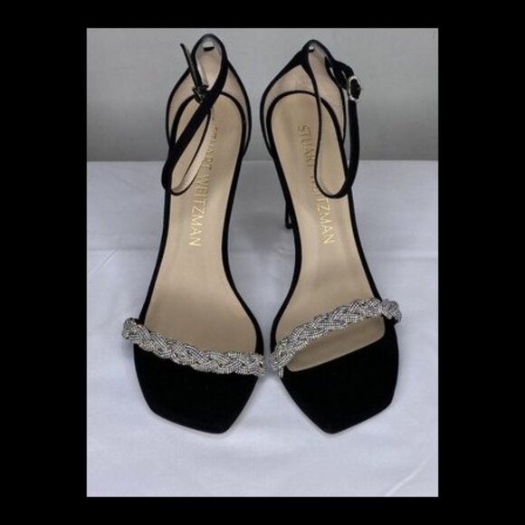 Stuart Weitzman Women’s Nudistcurve Sandals – Black – Size 11 - Picture 1 of 1